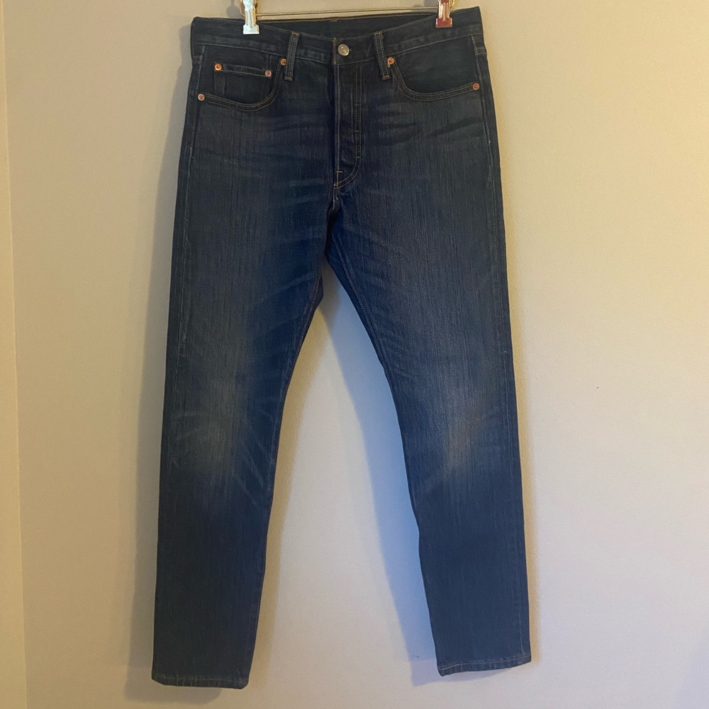Levi's Women's Indigo 501 Slim Jeans